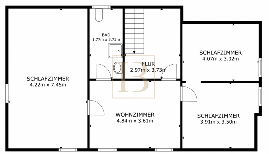 Grundriss OG Einfamilienhaus Thomasburg