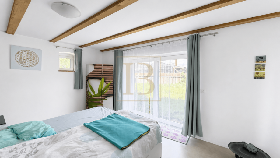 Schlafzimmer Remise EG Bauernhaus Wustrow (Wendland)
