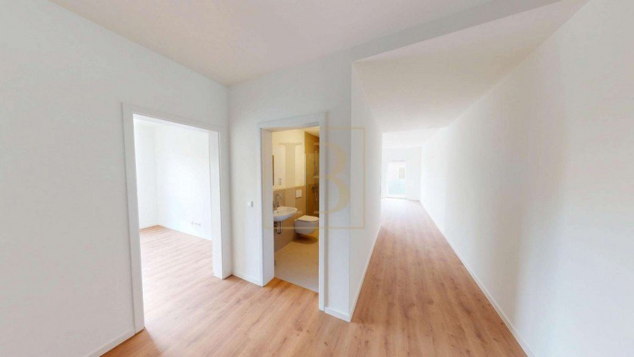 Flur mit Zugang zu den Wohnbereichen Etagenwohnung Wrestedt