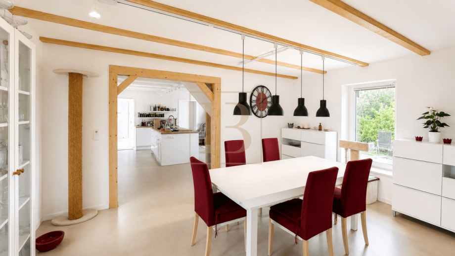 Esszimmer Remise EG Bauernhaus Wustrow (Wendland)