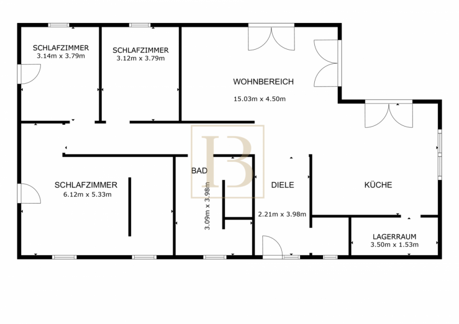 Grundriss Bungalow R�tzlingen