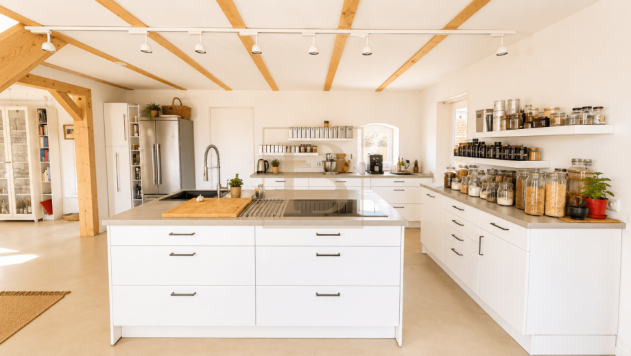 K�che Remise EG Bauernhaus Wustrow (Wendland)