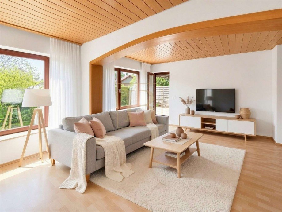 Wohnbeispiel: Stilvoller Wohnbereich mit behaglichem Ambiente Einfamilienhaus Thomasburg