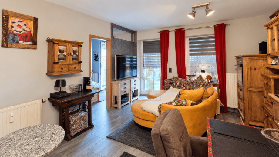 Helles Wohnzimmer Etagenwohnung Dransfeld