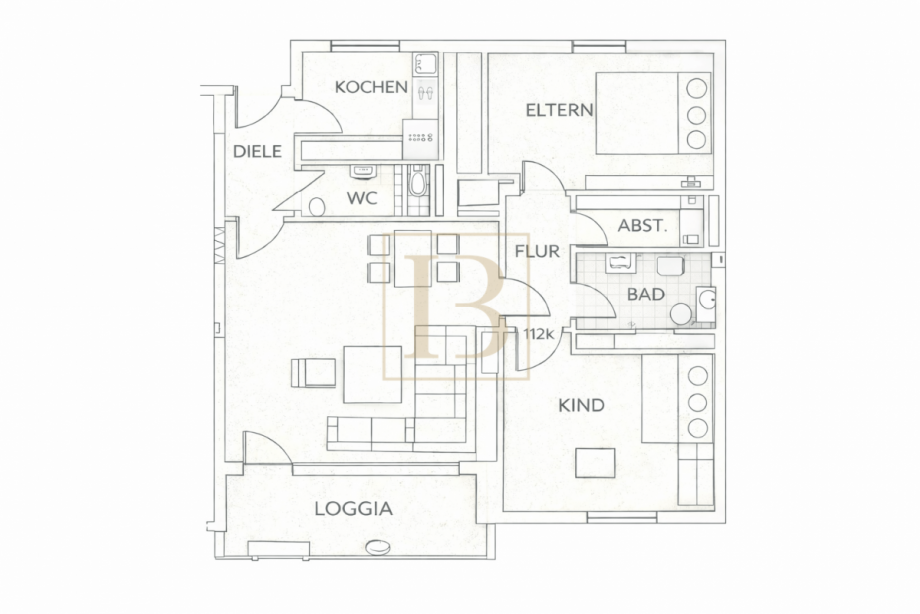 Grundriss Etagenwohnung Uelzen