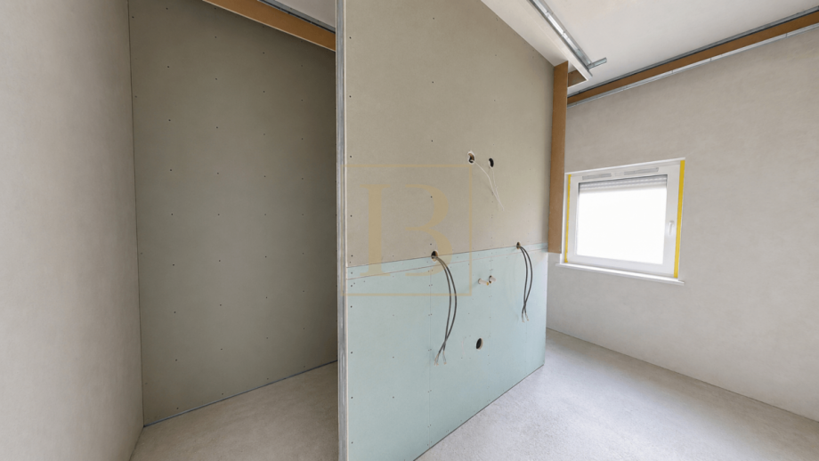 Badbereich in Fertigstellung Bungalow R�tzlingen