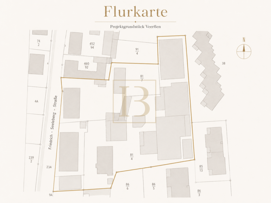 Flurkarte Wohngrundst�ck Uelzen