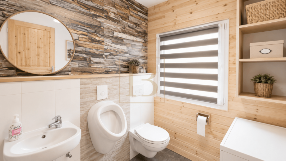 Separates WC im Nebengeb�ude Bungalow Ehra-Lessien