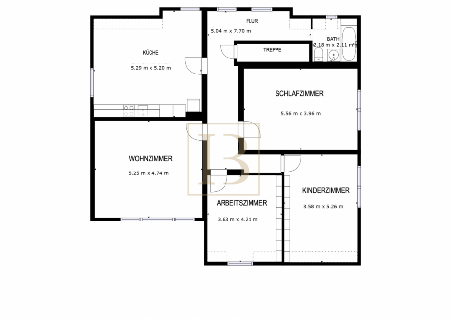 Grundriss DG Zweifamilienhaus Wrestedt
