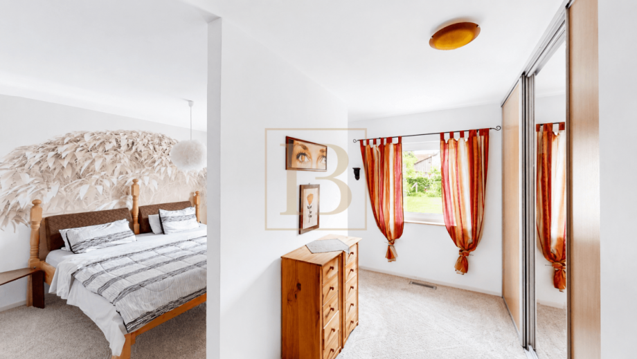 Schlafzimmer mit separatem Ankleidebereich Bungalow Ehra-Lessien