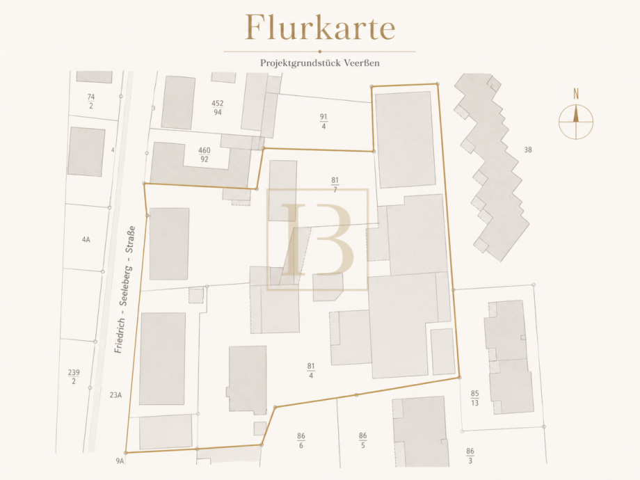 Flurkarte Wohngrundst�ck Uelzen