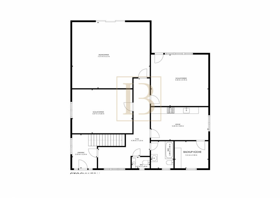 Grundriss EG Zweifamilienhaus Wrestedt