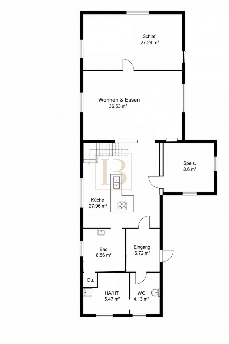 Grundriss Remise EG Bauernhaus Wustrow (Wendland)